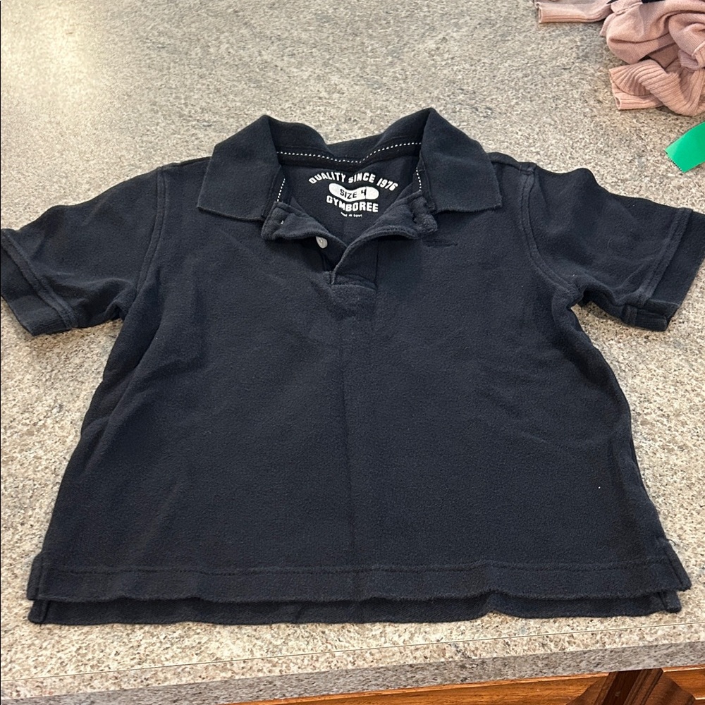 Gymboree Classic Black Kids Polo